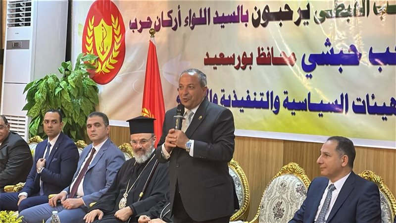 محافظ بورسعيد خلال