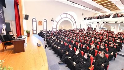 البابا تواضروس الثانى يلتقي رهبان عدد من الأديرة القبطية 