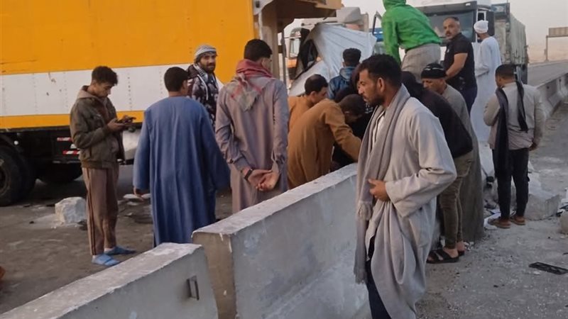 آثار الحادث