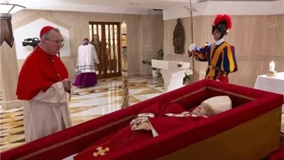 القاهرة الإخبارية: 9 أيام حداد ضمن مراسم جنازة البابا فرانسيس