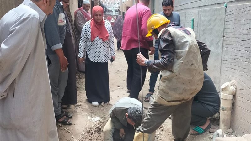 رئيس مدينة دسوق خلال