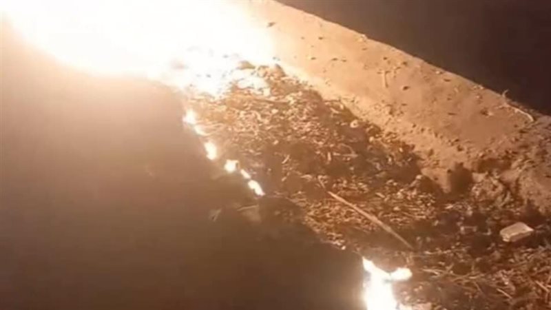 حريق قنا