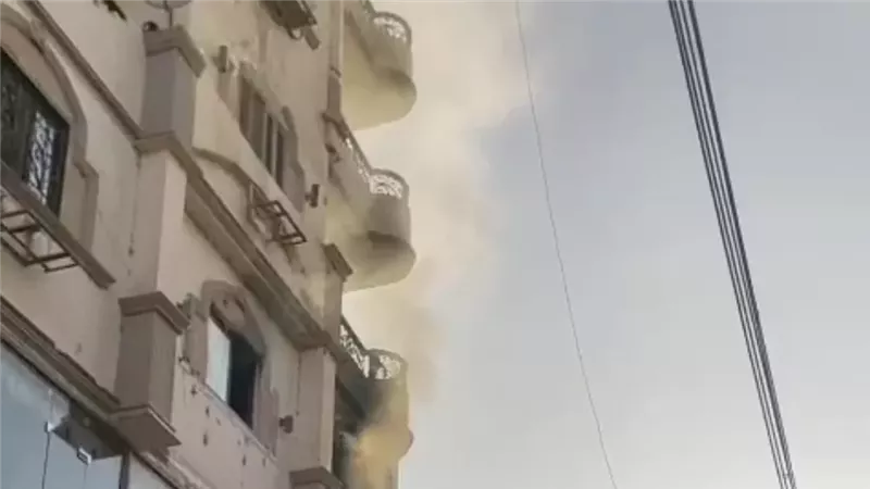 صورة من موقع الحريق
