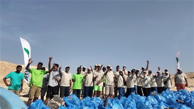 البيئة تنظم حملة تنظيف بمحمية الجزر الشمالية بالبحر الأحمر 