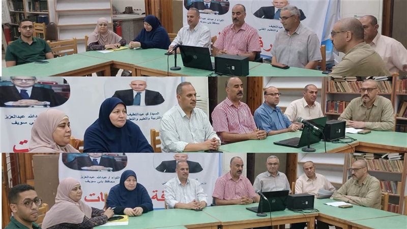 جانب من متابعة الامتحانات