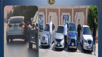 القبض على 4 سائقين قادوا سياراتهم برعونة خلال موكب زفاف بالغربية