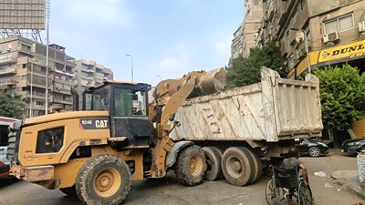 حملات مكبرة لرفع القمامة بطريقي المريوطية واللبيني ومنع عودة التراكمات