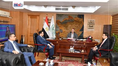 محافظ الفيوم يستقبل نائبي محافظي بني سويف والمنيا لبحث التعاون المشترك