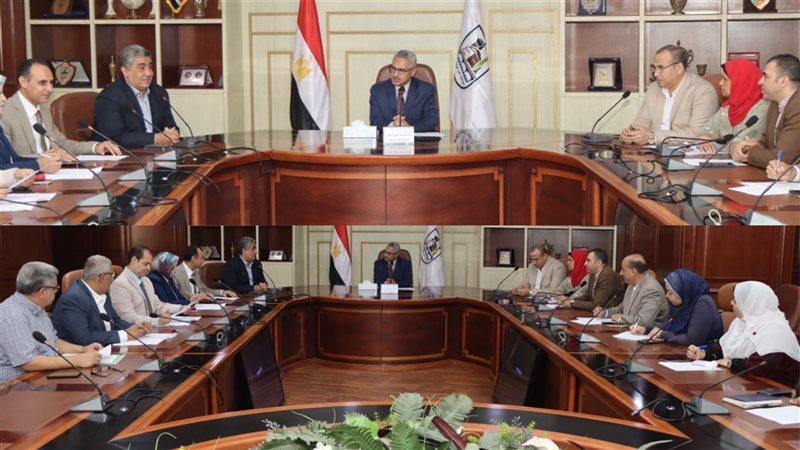 محافظ بنى سويف خلال