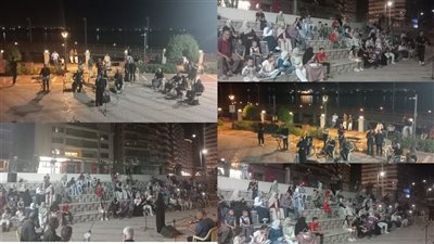 يا حبيبتي يا مصر واحلف بسماها.. تلهبان حماس أهالى بنى سويف ضمن شارع الفن|صور
