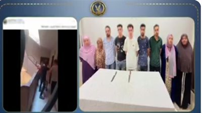مشاجرة بسبب الميراث تنتهي بضبط 9 أشخاص وسلاحين أبيضين بالغربية