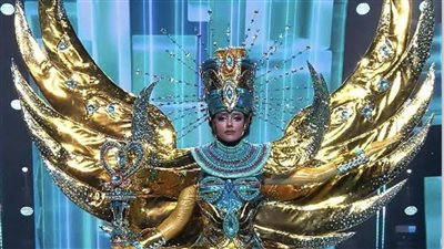إطلالة فرعونية تتوج منار الصعيدي بلقب أفضل زي وطني بـ Miss Grand International 