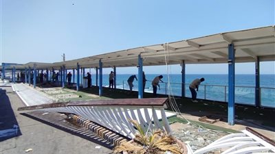 حفاظا على حقوق المواطنين.. محافظ الإسكندرية يزيل منشأة بكورنيش كامب شيزار 