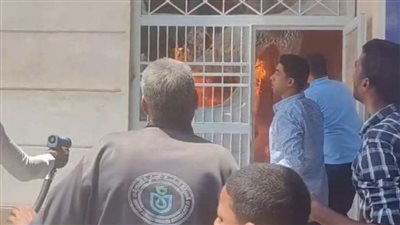 اخلاء الموظفين..حريق محدود بمبنى هيئة الرعاية الصحية بالأقصر