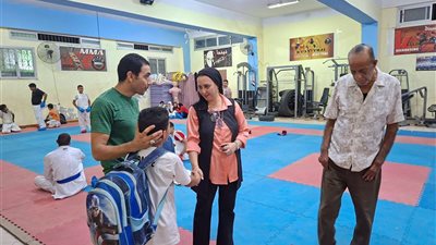 متابعة ميدانية لشباب الجزيرة بالسويس لتأكيد انتظام الأنشطة وتطبيق كود السباحة