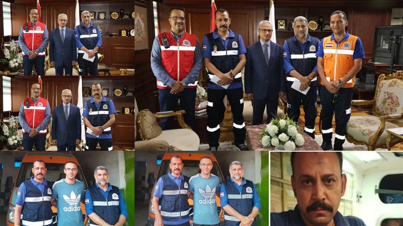 محافظ بنى سويف خلال
