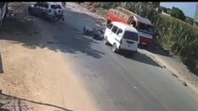 مصرع شاب اثر تصادم سيارة بموتوسيكل على طريق الكوادي بالمنوفية