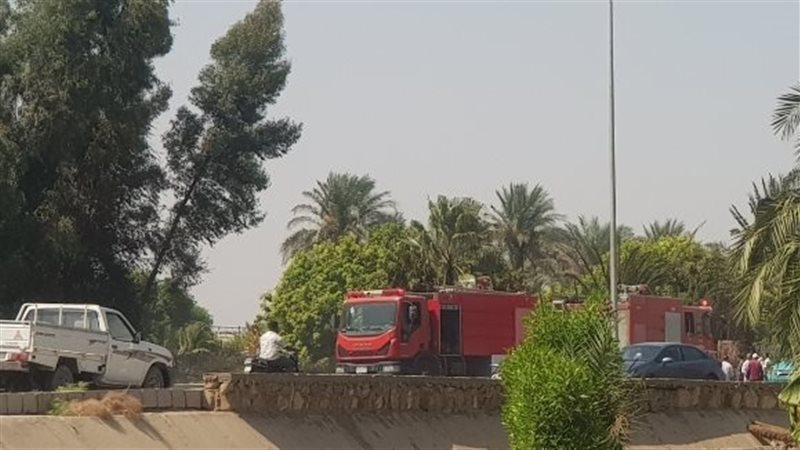 من موقع الحريق 