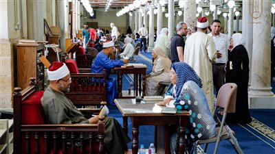 انطلاق اختبارات القرآن الكريم بالجامع الأزهر بمشاركة 2400 دارس