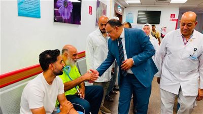 مدير رعاية بورسعيد يتفقد مستشفى النصر التخصصي للتأكد من انتظام الخدمة الطبية