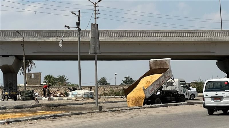 إزالة آثار حادث انقلاب