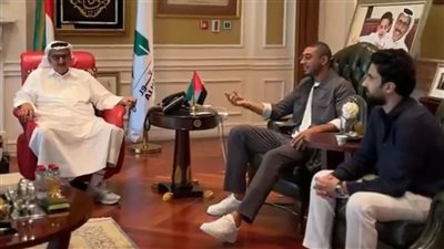خلف الحبتور يستقبل رامي ربيعة في الإمارات ويوجه له رسالة بعد تألقه مع العين
