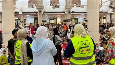 الأعلى للشئون الإسلامية ومكافحة الإدمان يواصلان توعية أطفال مساجد القاهرة 