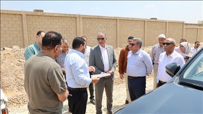 محافظ الجيزة يتفقد مشروعات تطوير المنطقة الصناعية بأبو رواش