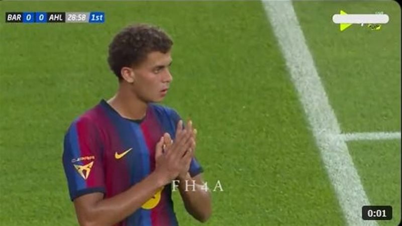 حمزة عبد الكريم يسجل