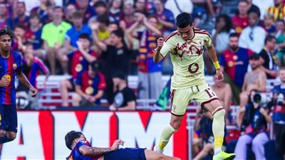 نتيجة وأهداف مباراة الأهلي وبرشلونة الشوط الثاني (1-2) في كأس جامبر خوان