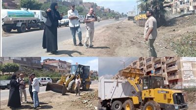 حملات نظافة مكثفة وصيانة 313 كشاف إنارة في بيلا بكفر الشيخ | صور