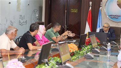 رئيس شركة الصرف الصحي بالإسكندرية يبحث مع شركة «UPS» أحدث تقنيات الكشف  