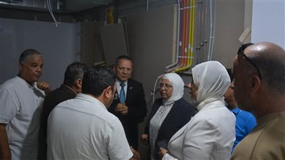 جامعة دمياط تتابع تجهيز مستشفى الغالي الجامعي تمهيدا لبدء التشغيل أكتوبر المقبل