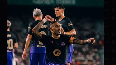 نتيجة وأهداف مباراة برشلونة وإلتشي الشوط الثاني (5-0) في الدوري الإسباني