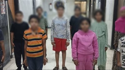 ضبط 10 أشخاص لاستغلالهم 10 أطفال في التسول وبيع السلع بإلحاح بالقاهرة