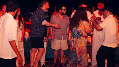 منهم كريم عبدالعزيز وأنغام .. تركي آل الشيخ ينشر صوره مع نجوم الفن