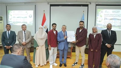 كلية الهندسة بجامعة السويس تحصد المركز الثالث بهاكاثون مشروعات إدارة المخلفات