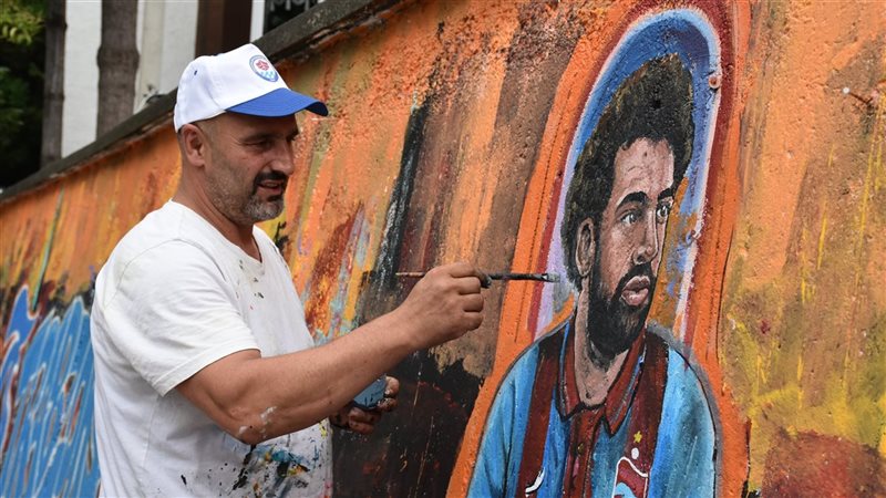 جدارية لمحمد صلاح