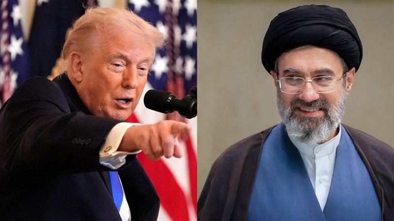 ترامب مجتبى خامنئي