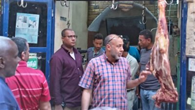 ضبط 130 كيلو لحوم غير صالحة في حملة مكبرة على محال الجزارة والمطاعم بأسوان