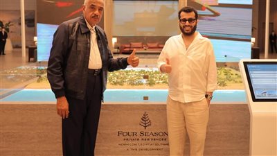 تركي آل الشيخ يزور هشام طلعت مصطفى في «South Med» ويشيد بالمشروع: «شغل جبار»