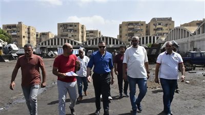 نائب محافظ بورسعيد يتفقد إدارة المركبات و الجراج العمومي لمتابعة أعمال إصلاح 