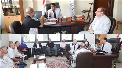 بحث عدد من موضوعات تقدير وتثمين أراض أملاك الدولة ببنى سويف|صور 