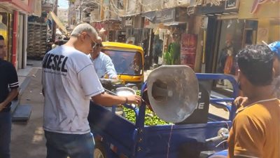 حملات مسائية مكثفة بكفر الدوار.. إزالة ٤٨٧ حالة إشغال وضبط ٨ مكبرات صوت مخالفة