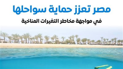 بالإنفوجراف.. المركز الإعلامي  يستعرض أبرز مشروعات الدولة لحماية السواحل