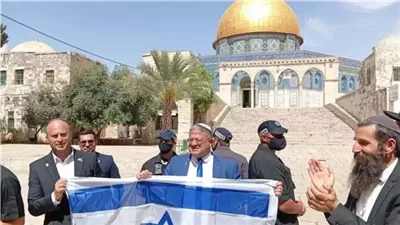 بن غفير أثناء اقتحام المسجد الأقصى: نحتاج إلى بناء الهيكل وطقوس التطهر