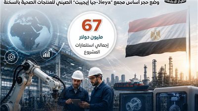  الإعلامي الوزراء:استثمارات صينية بقيمة67 مليون دولارلإنشاء