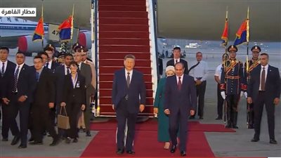 عاجل | الرئيس السيسي يستقبل نظيره الصيني في إطار زيارة رسمية إلى مصر