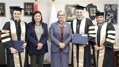 المجلس القومي للمرأة يهنئ ثلاثًا من كوادره لحصولهن على درجة الماجستير بتقدير