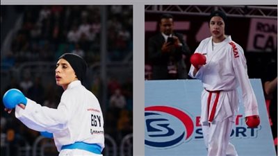 القومي للمرأة يهنئ البطلتين فريال أشرف ورحمة طلبة بذهبيتي الكاراتيه